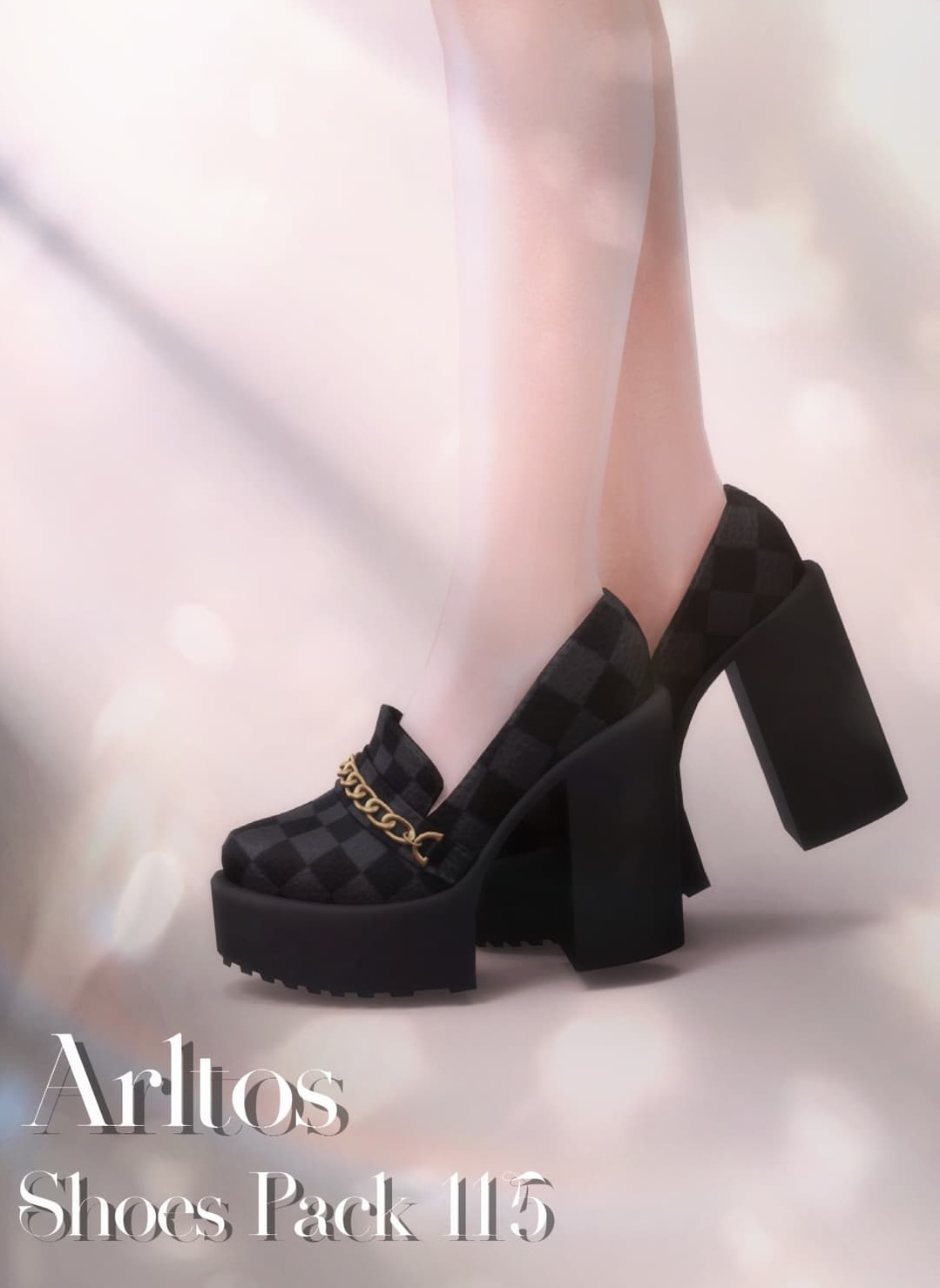 Лоферы на каблуке Shoes 116